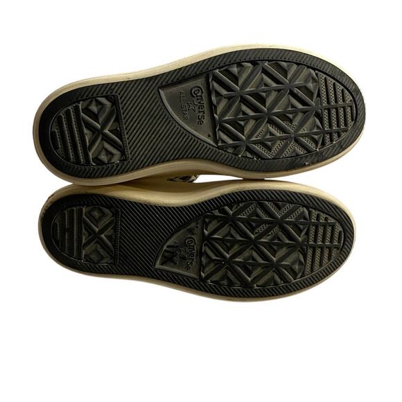 Streetwear Platform High-Top Sneakers White Converse All Star Women’s 7 - Picture 8 of 9